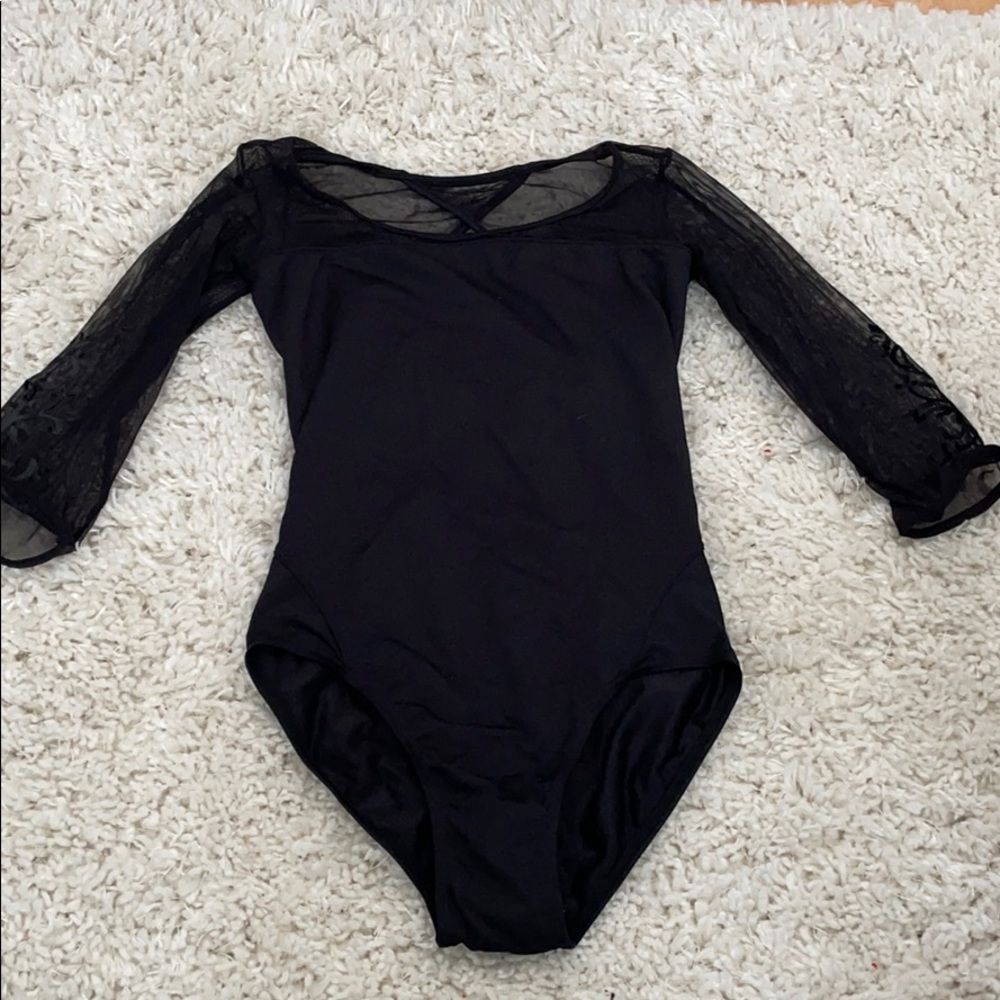 Bloch black leotard size small